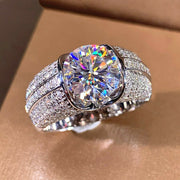 Hearts And Arrows Diamond Ring Moissanite Ring – Gift Ideas — 3