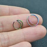 Stainless Steel Nose Ring Moon Ear Bone Stud Ear Stud – Everyday Gifts — 7