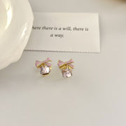 Light Luxury Minority Design Bow Boutique Zircon – Practical Gifts — 6