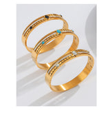 French Vintage Style Turquoise Inlaid Zircon Buckle – Stylish Gifts — 9