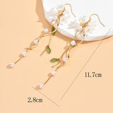 Tulip Long Tassel Earrings New Flower Earrings – Meaningful Gifts — 5