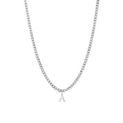 Titanium Steel 26 Letter Necklace Hip Hop Style – Jewelry Gift Ideas — 9