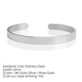 Fashion Pure Color C-type Titanium Steel Bracelet – Stylish Gifts — 8