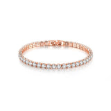 Round Full Diamond Tennis Chain Hip Hop Ear – Stylish Gifts — 6