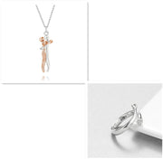 Love Hug Necklace Unisex Men Women Couple Jewelry – Gifts for Couples — 5