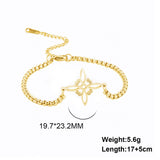Titanium Steel Cut Hollow Witch Knot Bracelet – Jewelry Gift Ideas — 14
