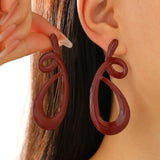 Retro Ancora Colored Red Earrings Fashion Personality – Stylish Gifts — 7