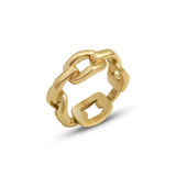 Fashion Square Overlay Chain Ring – Stylish Gifts — 4