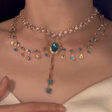 Copper Alloy Crystal Mermaid Princess Necklace – Jewelry Gift Ideas — 3
