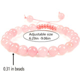 Healing Crystals Stretch Bracelet Natural 8mm – Jewelry Gift Ideas — 9
