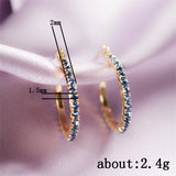 Girls' Campus Finely Inlaid Stud Earrings Fashion – Stylish Gifts — 3