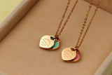 Doppel Herz Necklace Oil Dripping Rose Gold – Jewelry Gift Ideas — 3
