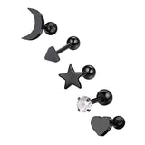 Geometric Stainless Steel Zircon Earrings – Stylish Gifts — 12