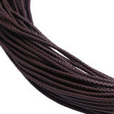 Round Black Coffee Gold And Silver Braided Leather – Kitchen Gifts — 4