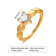 Zircon Gold Ring For Women – Gifts for Her — 12