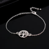 Geometric Round Hollow Tree Of Life Bracelet – Jewelry Gift Ideas — 4