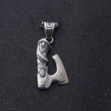 Viking Celtic Wolf Crow Double-sided Axe Pendant – Jewelry Gift Ideas — 5
