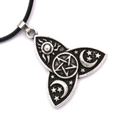 Triple Moon Goddess Alloy Pendant Necklace – Jewelry Gift Ideas — 4