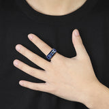 Personality Ring Titanium Steel Hip Hop Simplicity – Useful Gifts — 2