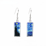Stainless Steel Painted Starry Earrings – Stylish Gifts — 5