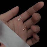 Simple Adjustable Smooth Chain Bead Ring – Unique Gift Ideas — 2