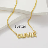 Personalized 3D Bubble Name Necklace – Jewelry Gift Ideas — 7