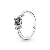 Creative Simple Silver Plated Rose Ring – Thoughtful Gifts — 4
