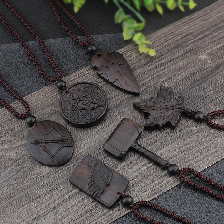 Ethnic Ebony Exaggerated Fashion Long Necklace – Jewelry Gift Ideas — 1
