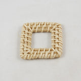 Vintage Straw Rattan Earrings Geometric Ring – Practical Gifts — 10