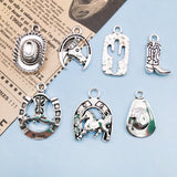 Denim Series Tibetan Silver Alloy Pendant – Jewelry Gift Ideas — 19