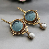 Inlaid Pearl Vintage Style Earrings – Stylish Gifts — 5