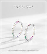 S925 Sterling Silver Color Zircon Earrings – Gift Ideas — 11