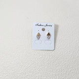 Niche Triangular Rhombus Zircon Stud Earrings – Gifts for Her — 5