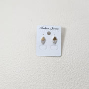 Niche Triangular Rhombus Zircon Stud Earrings – Gifts for Her — 5