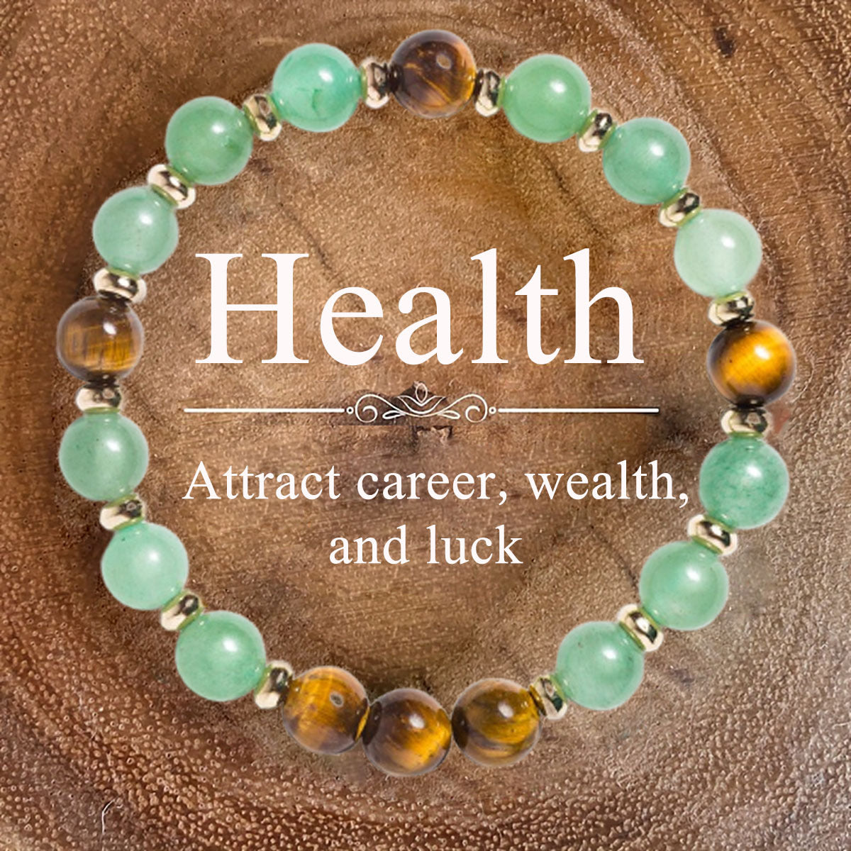 Women's Handmade Bracelet Natural Green – Jewelry Gift Ideas — 1