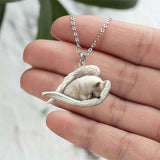 Acrylic Plane Lazy Dog Hanging Necklace – Jewelry Gift Ideas — 11
