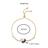 Brass Heart Gold Plated Oil Drip Zircon – Jewelry Gift Ideas — 7