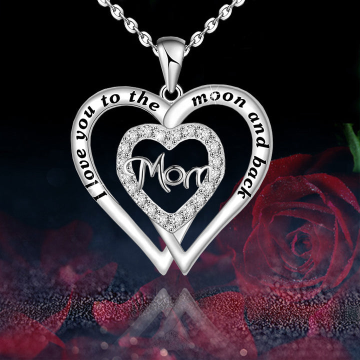 Double Love Necklace MOM Diamond – Jewelry Gift Ideas — 1