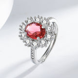 Full Diamond Necklace Ring Earrings Female – Jewelry Gift Ideas — 4