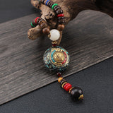Nepal Pendant Sweater Chain Wooden Prayer Beads – Jewelry Gift Ideas — 7