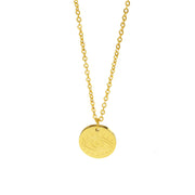 Devil's Eye Titanium Steel Necklace 14K Gold – Jewelry Gift Ideas — 4