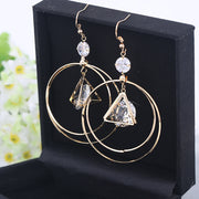 Women's Personality Long Hoop With Big Earrings – Gifts for Her — 1