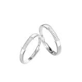 Sterling Silver Wrapped Couple Ring – Gifts for Couples — 6