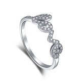 Sterling Silver Ring With Diamonds Simple Ladies – Practical Gifts — 4