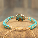 Ethnic Lake Blue Turquoise Accessories Bracelet – Stylish Gifts — 4