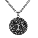 Life Tree Stainless Steel Double Sided Pendant – Jewelry Gift Ideas — 2