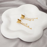 Korean-style Sand-pressed Double Butterfly Tassel – Stylish Gifts — 2