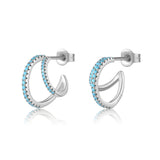 Double C Full Rhinestone Zircon Geometric Ins Temperament – Gift Ideas — 5