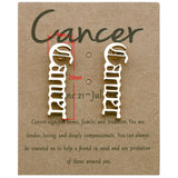 Twelve Constellation English Vintage Alphabet Stud – Stylish Gifts — 14