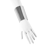 Women's Mirror Punk Long Barrel Bracelet – Jewelry Gift Ideas — 6